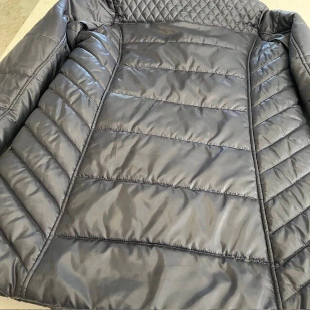 Mossimo Women's Long Black Hooded Puffer Coat Black Size XL Extra Large - Picture 9 of 11